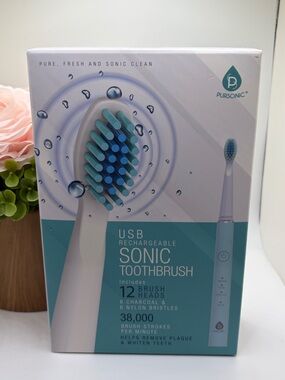 Pursonic USB Rechargeable Sonic Toothbrush - Mint Green